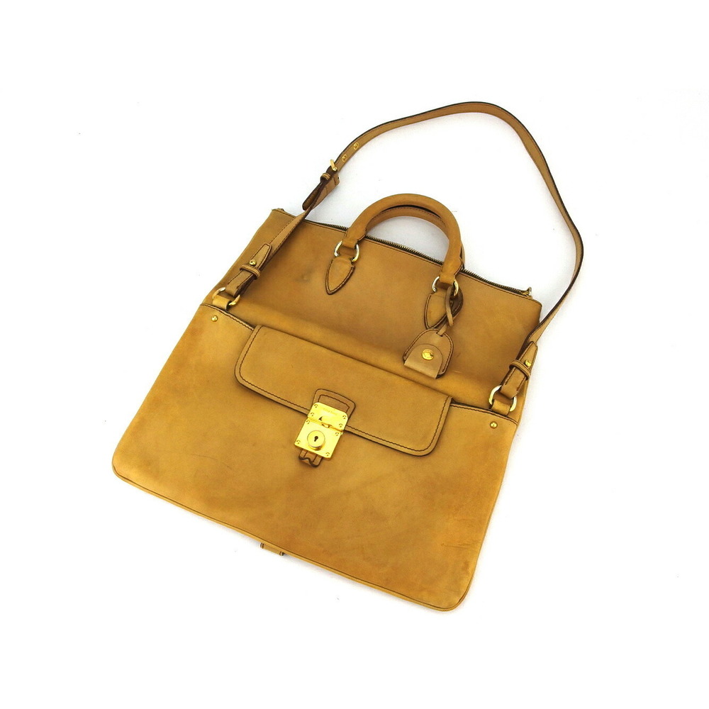 Miu Miu Bag Leather Shoulder Beige - Picture 4 of 6